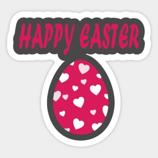 Happy Easter with Love Sticker